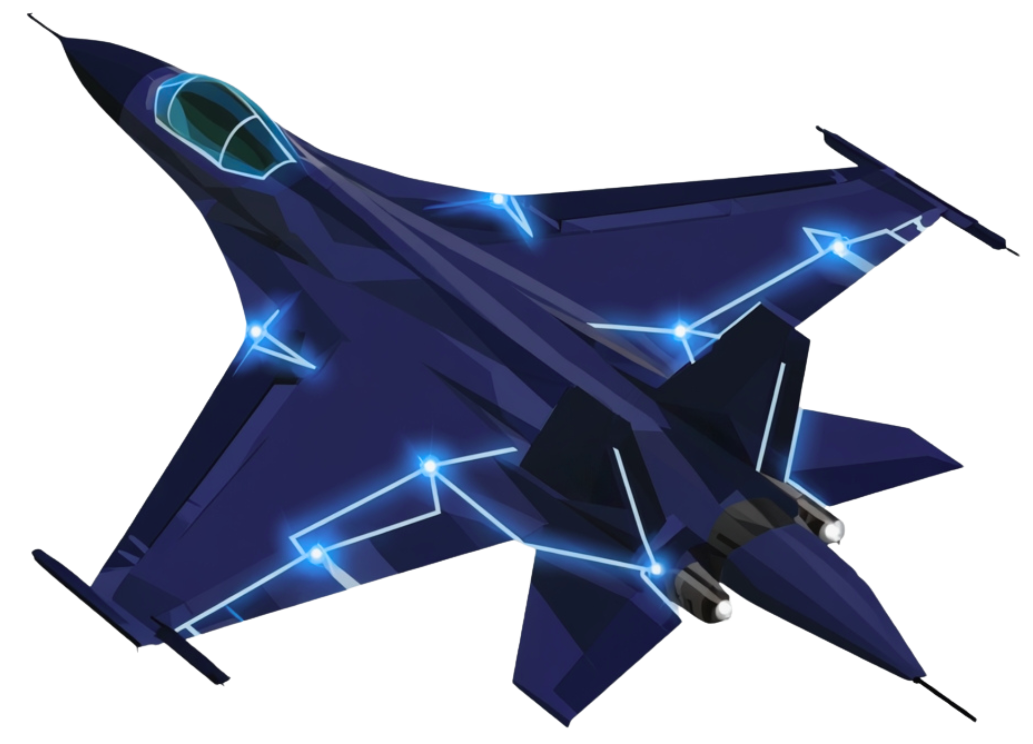 Fighter Jet Illustratin Fighter Jet Illustration