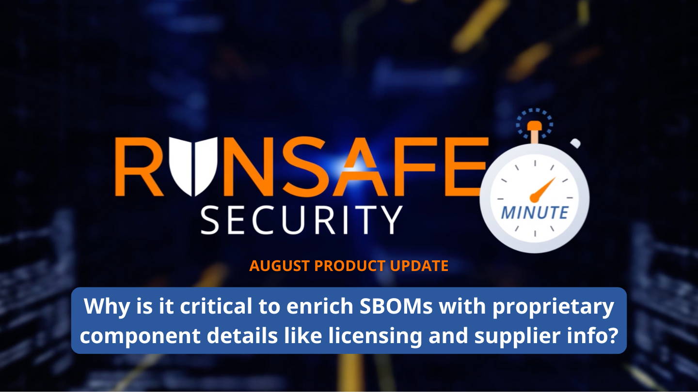 Why is it critical to enrich SBOMs with proprietary component details like licensing and supplier info?