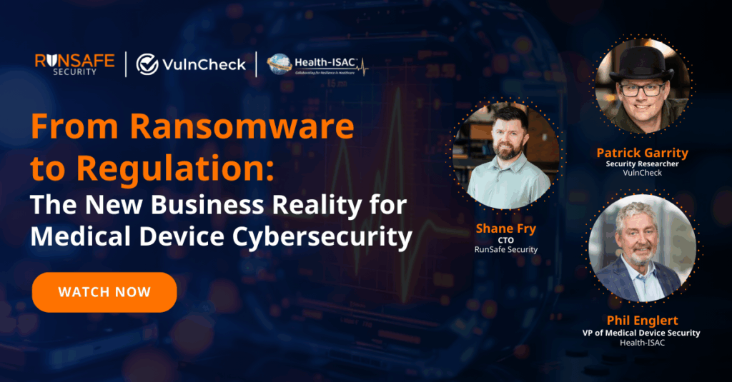 The New Business Reality for Medical Device Cybersecurity