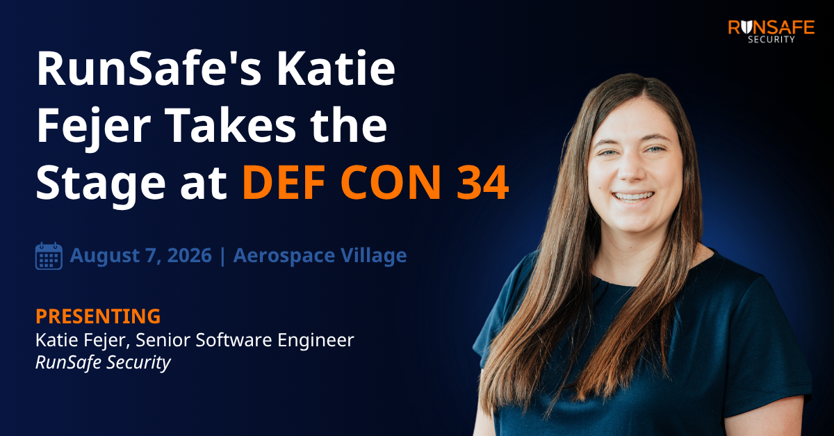RunSafe’s Katie Fejer Takes the Stage at DEF CON 34